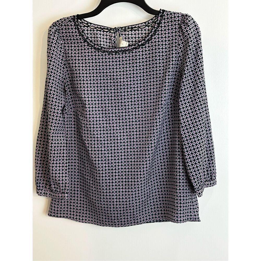 J Crew black/pink/gray Size S blouse